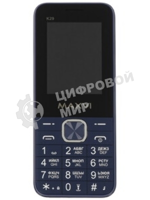 Мобильный телефон Maxvi K29 синий