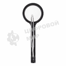 Лупа ручная с пинцетом 8х Rexant