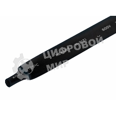 Термоусаживаемая трубка Rexant 9,0/4,5 мм, черная, упаковка 50 шт. по 1 м