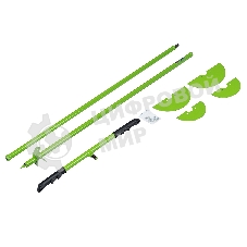 Бур лопастной со сменными ножами Сибртех, 2110 мм, удлинитель, диаметр 150 мм, 200 мм