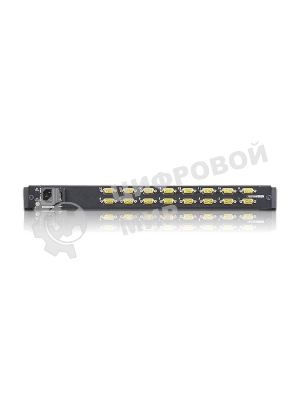 Переключатель/switch, KVM, 1 user консоль LCD/ЖК 19 =16 cpu/портов/port PS2/USB+VGA, с KVM-шнурами PS2 1х1.8м.;USB 1x1.8м., 1280x1024, 1U 19, исп.спец.шнуры, OSD, каскад 256, лат./рус.клав 16PLCD KVMP SWITCH 19INCH
