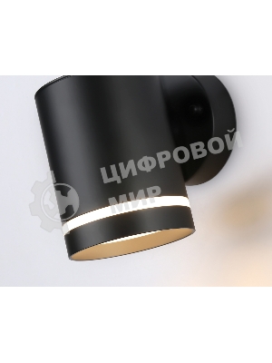 Светильник Ambrella light ST3327 BK черный IP54 GX53 max 15W 110*85*125