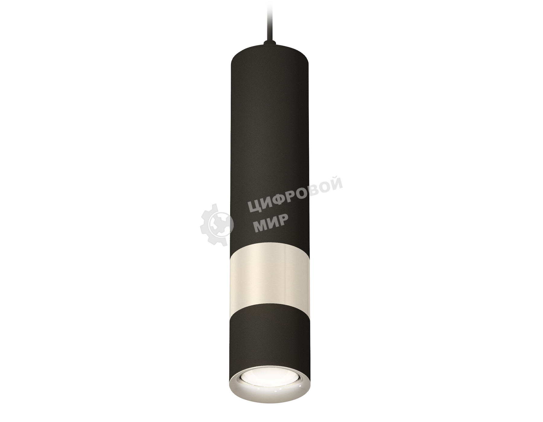 Светильник Ambrella Light XP7402090 SBK/PSL черный песок/серебро полированное MR16 GU5.3