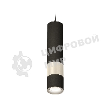 Светильник Ambrella Light XP7402090 SBK/PSL черный песок/серебро полированное MR16 GU5.3