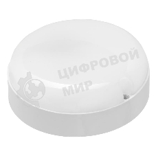 Светильник светодиодный ЖКХ 9Вт 230В 6500К IP65 круг ОА-датчик General GCF-9-IP65-RS-6-P