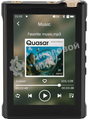 Плеер Hi-Fi Flash Digma Pro XT7 черный/золотистый/3.5