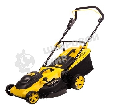 Газонокосилка ChampionEM4118 эл. Мощность 1800 Вт, Ширина среза 420 мм, Высота среза 25-75 мм, Объем травосборника 50 л, Вес 13 кг, Легкая, Удобная, Мощная, Производительная, Наличие разборной металлической рукоятки, Ручка регулировки высоты среза на корпусе.