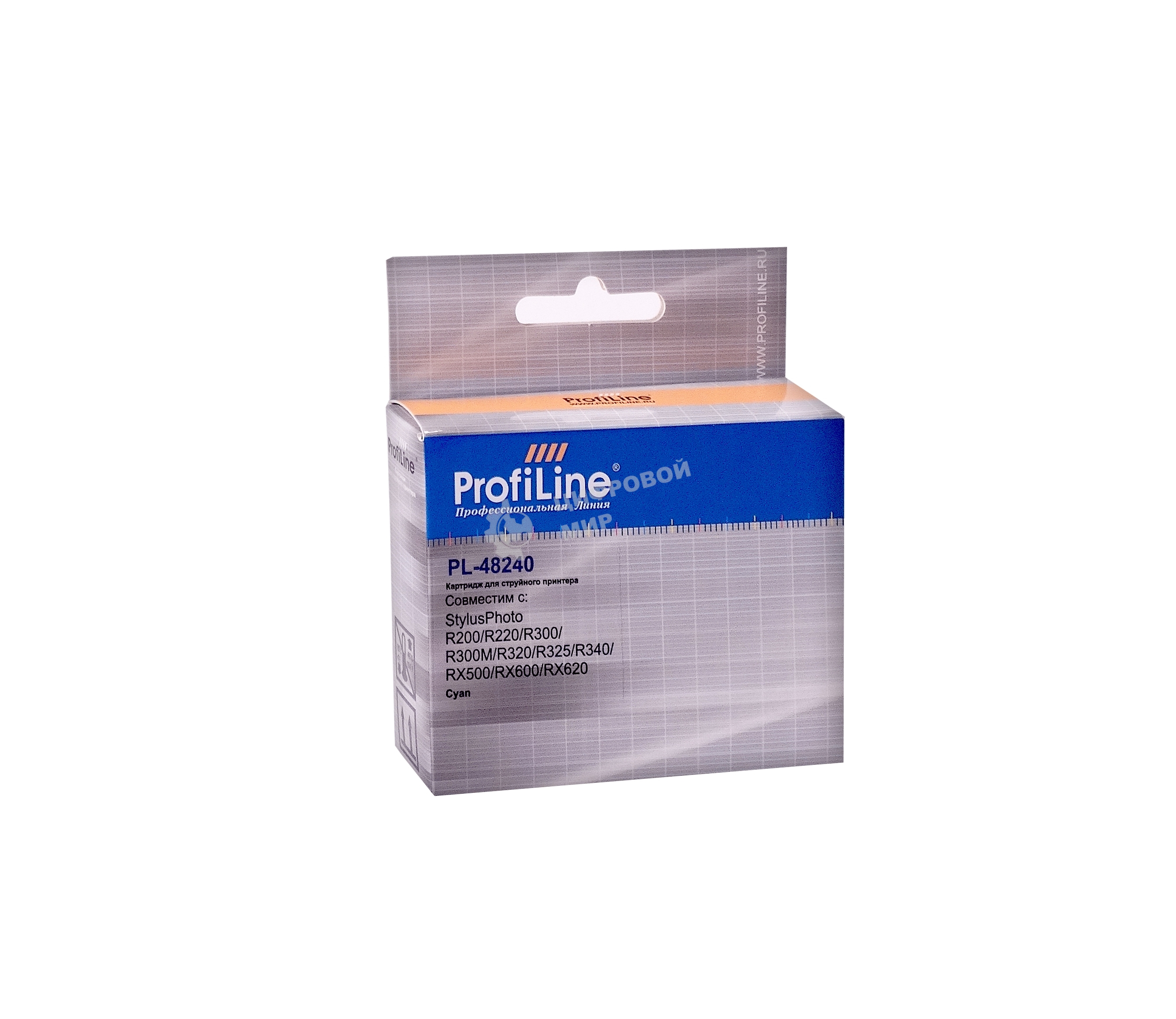 Картридж струйный ProfiLine PL-48240 для принтеров Epson StylusPhoto R200/R220/R300/R300M/R320/R325/R340/RX500/RX600/RX620 Cyan водн