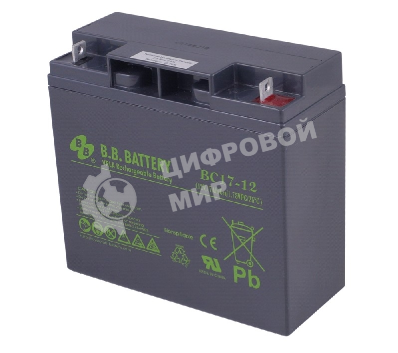 Батарея для ИБП B.B. Battery BC 17-12 (12V 17Ah)