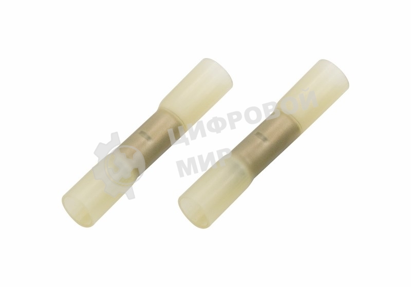 Соединительная гильза изолированная термоусаживаемая Rexant L-52 мм 4-6 мм² (ГСИ-т 6.0/ГСИ-т 6,0-4,0) желтая