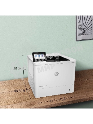 Принтер лазерный HP LaserJet Enterprise M611dn (7PS84A), A4, ч/б, печ. до 61 стр/мин., 1200 x 1200 dpi, USB, RJ-45
