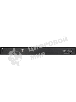 Коммутатор D-Link DGS-1210-28MP/FL1A, L2 Managed Switch with 24 10/100/1000Base-T ports and 4 100/1000Base-T/SFP combo-ports (24 PoE ports 802.3af/802.3at (30 W), PoE Budget 370 W).8K Mac address, 802.3x Flow C