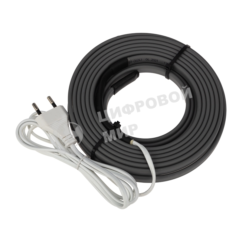 Кабель греющий саморегулирующийся 10 ККНС 2ЛПп-ЭЛ 65/85, в трубу, 8м/80Вт PROconnect