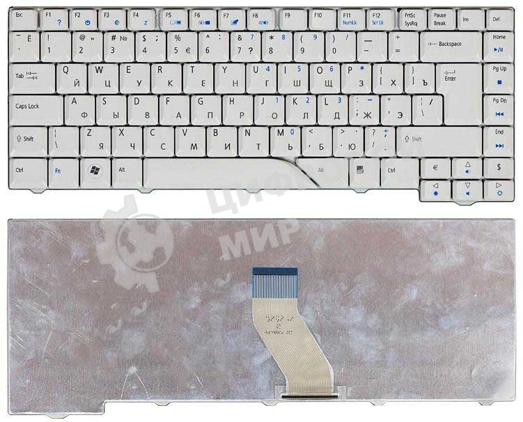 Клавиатура для ноутбука Acer Aspire 4520 4720 5520 5720 белая