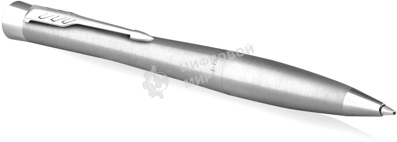 Ручка шариковая Parker Urban Core K314 (CW2143641) Metro Metallic CT, M, синие чернила, подарочная коробка