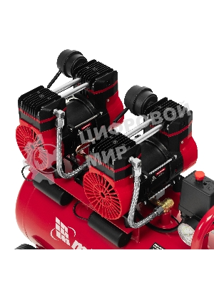 Компрессор безмасляный малошумный SPC 3000/50, 3000 Вт, ресивер 50 л, 520 л/мин MTX