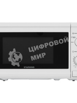 Микроволновая печь Starwind SWM5920 белый, 20 л, 700 Вт, переключатели - поворотный механизм