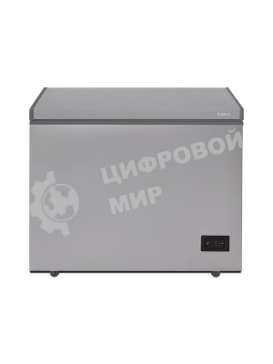 Морозильный ларь Бирюса M210KDN металлик с глухой крышкой, 160л
