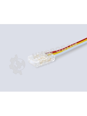 GS7911 Соединитель гибкий двухсторонний COB CCT 12/24V для лент 8mm (3 конт.) (5шт)