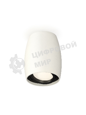 Светильник Ambrella Light XS1122002 SWH/PBK белый песок/черный полированный MR16 GU5.3 (C1122, N7002)