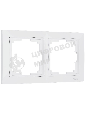 Рамка на 2 поста WERKEL (белый, basic) W0022001