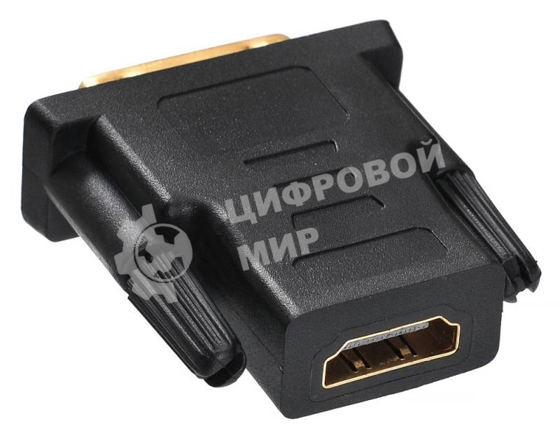 Адаптер Buro HDMI-19M(F)/DVI-D(M) с позол. конт.