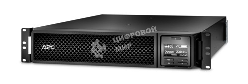 APC Smart-UPS SRT RM, 3000VA/2700W, On-Line, Extended-run, Rack 2U, user repl. batt.,LCD,USB,SmartSlot,with PC Business,Black, Pre-Inst. Web/SNMP