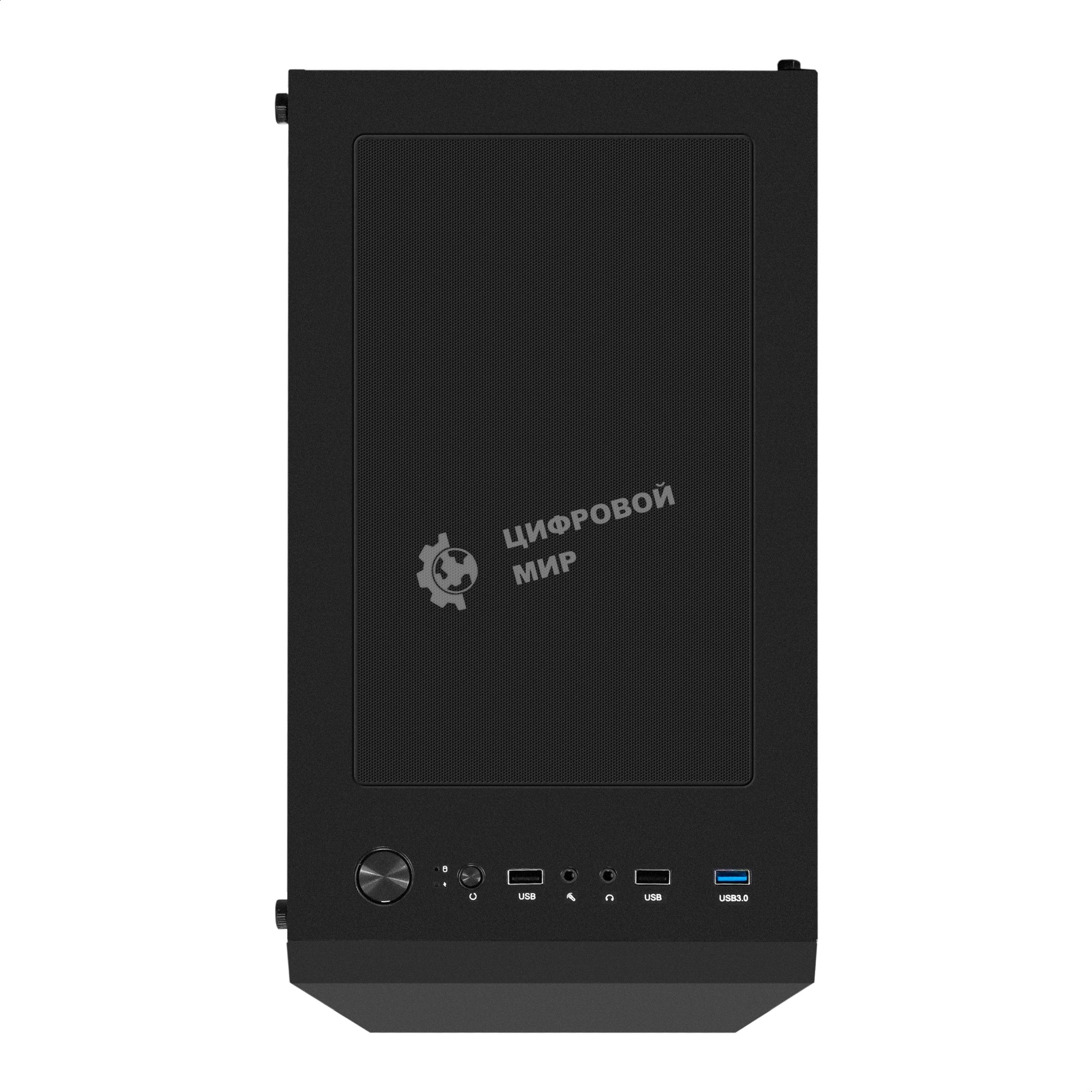 Компьютерный корпус Miditower ExeGate EVO-8227-NPX500 (ATX, БП 500NPX с вент. 12см, 2*USB+1*USB 3.0+HD Audio, черный, 3 вент. RGb, закаленное стекло)