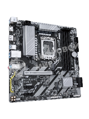 Материнская плата Gigabyte B860M D3HP, LGA 1851, Intel B860, 4xDDR5, 4xSATA, 2xM.2, 1xPCIe 5.0 x16, 2xPCIe x1, 1xHDMI, 1xDP, 1x 1Gb LAN, 3xUSB-A 3.2 Gen 1, 3xUSB-A 2.0, 1xUSB-C 3.2 Gen 1, 3x3.5 мм, 7.1, mATX