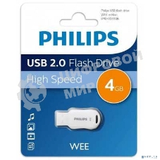 Флешка USB 4Gb PHILIPS WEE 2.0 8Gb, USB 2.0