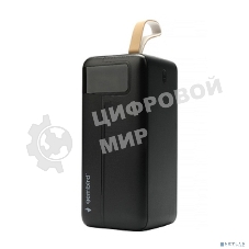 Портативный аккумулятор Gembird GPB-50Q, 50000мА·ч, QC/PD, дисплей, черный