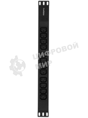 Блок розеток горизонтальный ExeGate ServerPro PDU-19H007 Al-12C13-C20, 19