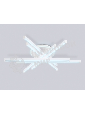 Потолочный светодиодный светильник Ambrella light FL6271 WH белый 98W 3000K-6400K 700*615*135 (ПДУ ИК)