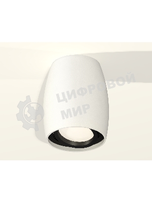 Светильник Ambrella Light XS1122002 SWH/PBK белый песок/черный полированный MR16 GU5.3 (C1122, N7002)