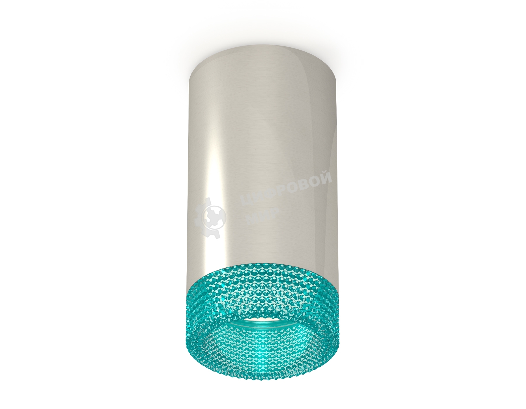 Светильник Ambrella Light XS6325021 PSL/BL серебро полированное/голубой MR16 GU5.3 (C6325, N6153)