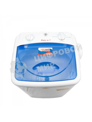 Стиральная машина Радуга-5 ВОЛТЕРА ВТ-СМ5RU полуавтомат, белый, загрузка вертикальная 5 кг, класс: А