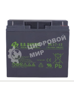 Батарея для ИБП B.B. Battery BC 17-12 (12V 17Ah)