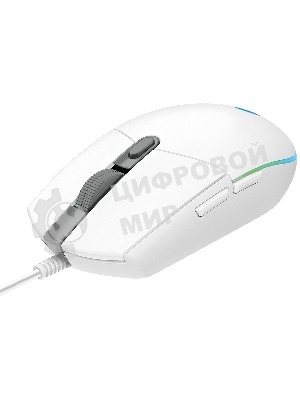 Мышь проводная Logitech G102 LIGHTSYNC белый, 8000 dpi, USB, кнопки - 6