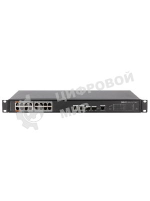 Коммутатор Dahua DH-PFS4218-16ET-190, 16×100 Мбит/с PoE + 2×1 Гбит/с Combo, управляемый