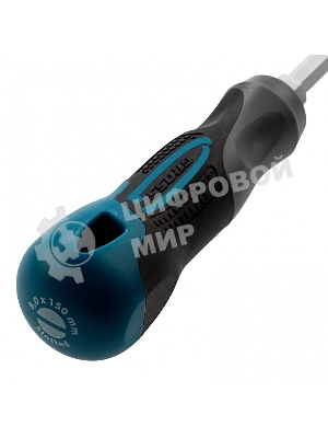 Отвертка Gross 12119 SL8,0 x 150 мм S2, трехкомпонентная рукоятка