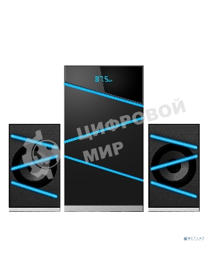 Акустическая система 2.1, 60W/BT/USB/SD/FM/ДУ GM-420