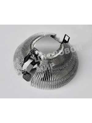 Кулер для процессора PCCooler E80 (65W, 3-pin, 42mm, Al/Cu, -mm, 1x80мм, 29.61CFM, 22dBA, 2000RPM, S: 1851/1700/1200/115X, AM5/AM4, silver, black)