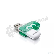 Флешка USB R/W 8Gb PHILIPS VIVID2.0 8Gb, USB 2.0