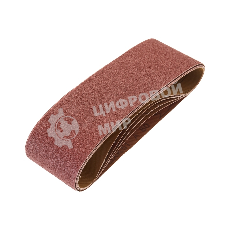 Лента шлифовальная бесконечная Kranz 75х533мм, P80 (5 шт/уп)