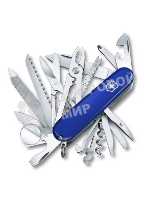 Нож перочинный Victorinox SwissChamp (1.6795) 91мм 33функций красный карт.коробка