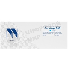 Картридж лазерный NVPrint совместимый NV-040 Голубой для Canon i-SENSYS LBP 710Cx/712Cx (5400k)