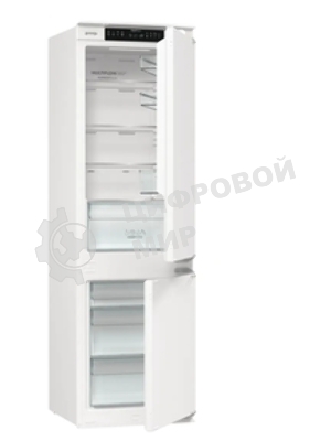 Встраиваемый холодильник Gorenje NRKI517141 белый двухкамерный 175/68 л морозилка снизу, No Frost