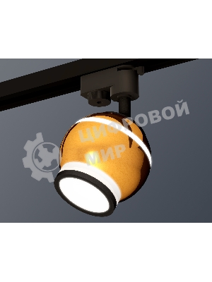 Светильник Ambrella light XT1105006 PYG/SBK/FR золото желтое полированное/черный песок/белый матовый MR16 GU5.3 LED 3W 4200K