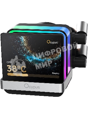 Система охлаждения Ocypus Sigma L24 PRO BK IPS Display/черный/290W/All Intel/AMD AM*/Screws