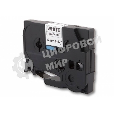 Картридж ленточный Cactus CS-TZ231 12 мм, 8 м, черный шрифт, белый фон, для BROTHER 1010/1280/1280VP/2700VP